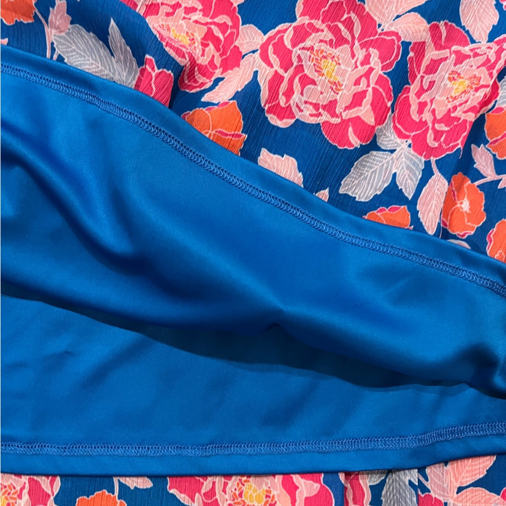 Ruby Rd. Bright Blooms Floral Print Elastic Waist Midi Skirt - Picture 7 of 9